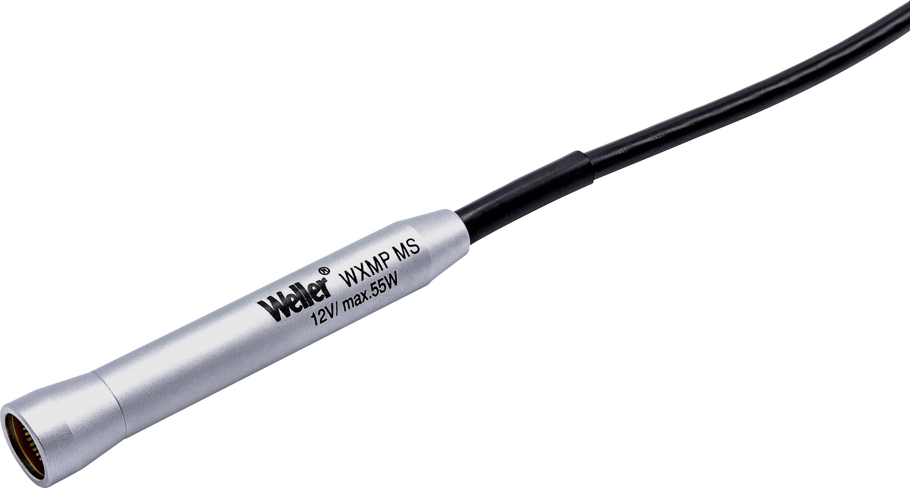 Soldering iron tip with cable. Marked as 'Weller WXMMP MS 12V max. 55W'.