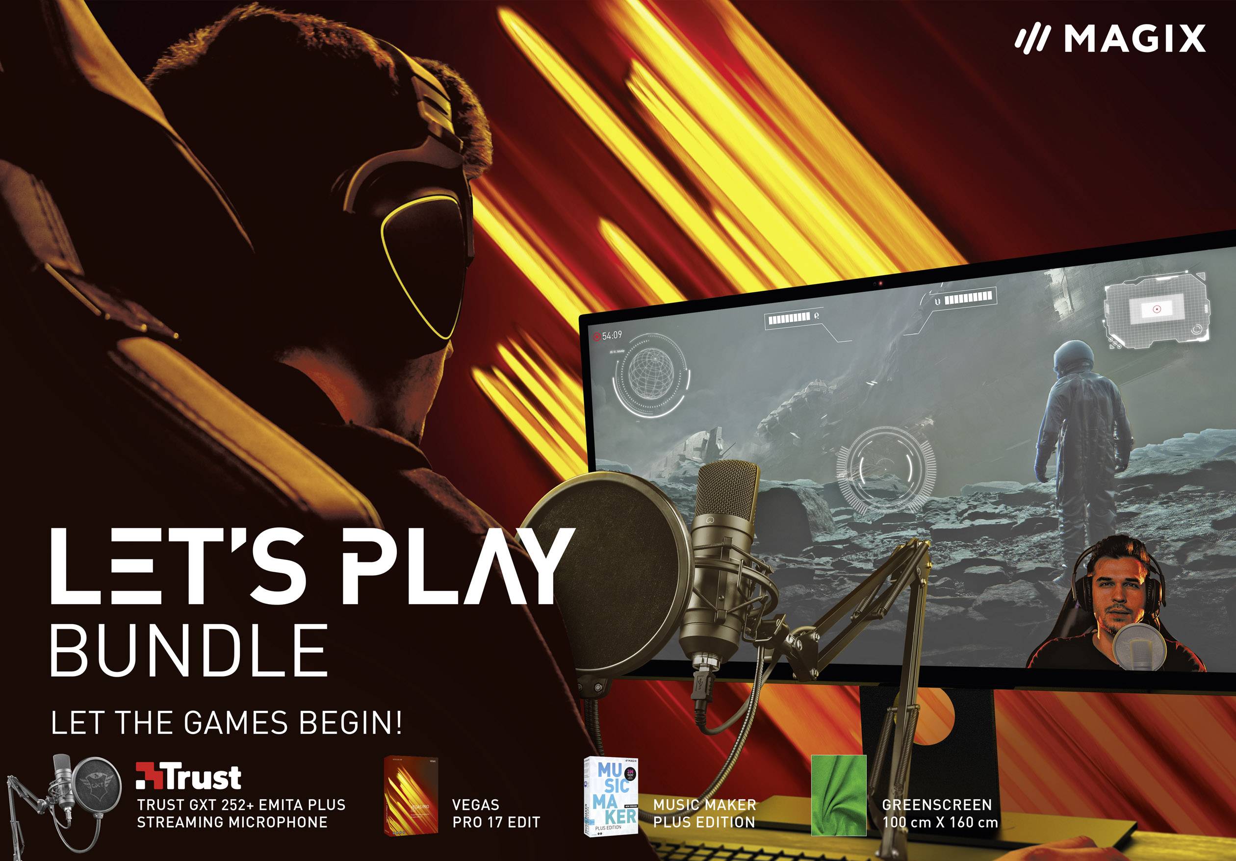 Magix Lets Play Bundle Full version, 1 license Windows Multimedia