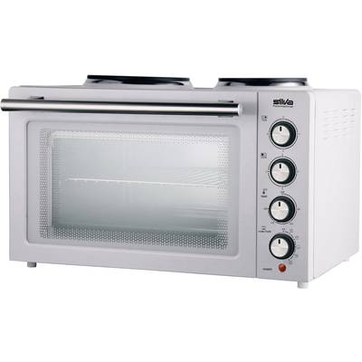 Image of Silva Homeline KK 2900 Mini oven incl. hobs, Grill function, Heat convection, with skewer 30 l