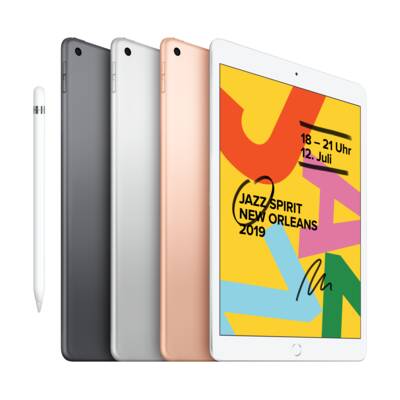 Apple iPad 10.2 (7th Gen, 2019) WiFi 32 GB Silver 25.9 cm (10.2 inch) 2160 x 1620 Pixel-2
