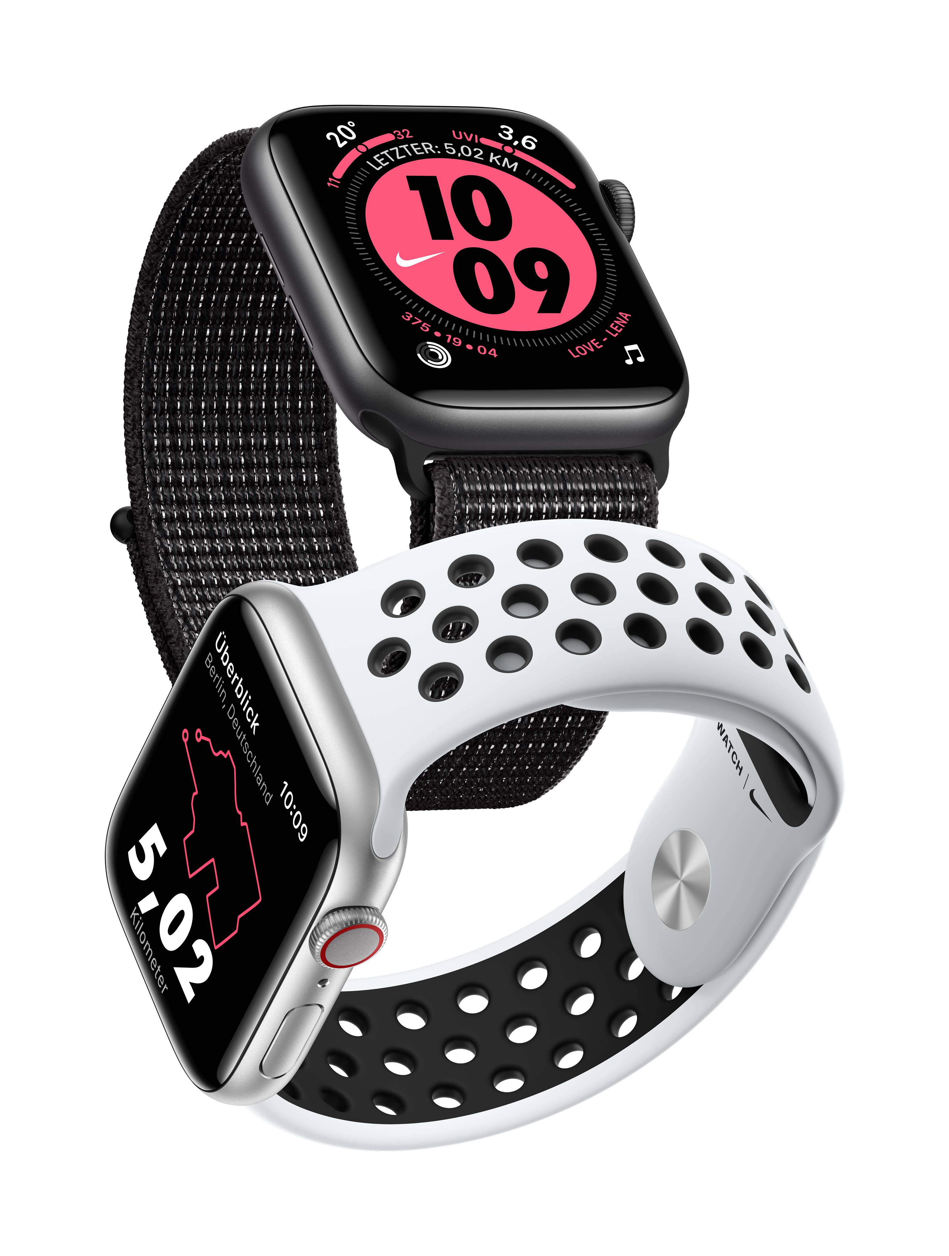 Apple Watch Series 5 Nike Edition Apple Watch 40 mm Anthracite | Conrad.com