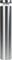 A tall, silver, cylindrical metal container with a shiny surface, tapering at the top and fitted with a valve, frequently used for gas storage.