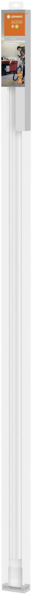 Packaging of a Philips LED tube; marketed as 20W with 2100 lumens, traditionally equivalent to 65W, showing an image of the tube in use.