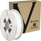 The image shows a Verbatim 3D printing filament reel in white in front of packaging with the Verbatim logo and the text '3D Print Materials'.
