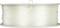 A reel of clear, transparent 3D printer filament, wound onto a white plastic spool.