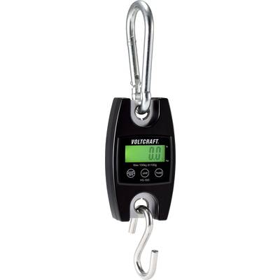 Buy VOLTCRAFT HS-100 Hanging scales Weight range 100 kg Readability 100 g  Black