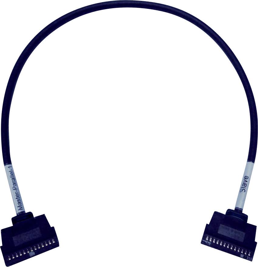 A black SATA cable used for connecting computer components such as hard drives and motherboards.