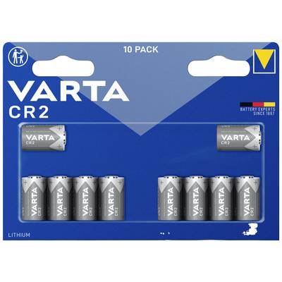 Varta LITHIUM Cylindr. CR2 Blli10 Camera battery CR 2 Lithium 880 mAh 3 V 10 pc(s)