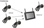 Pentatech DW500K additional wireless surveillance camera 1920 x 1080 pixels 2.4 GHz