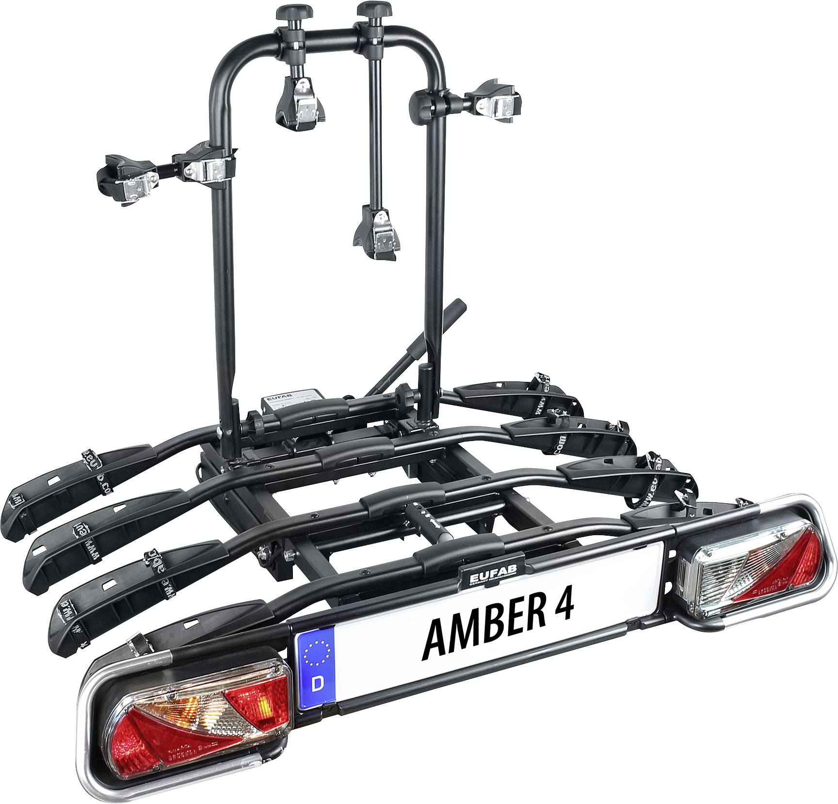 Eufab Cycle carrier Fahrradträger AMBER IV 11556 No. of bicycles=4