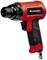 Einhell Pneumatic Impact Wrench in Red and Black with Ergonomic Handle and Air Pressure Connection, Model 'ITC-PC 45/1', Suitable for Workshop Tasks.