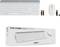 Logitech Wireless Keyboard and Mouse (Slim Combo MK470) with USB Receiver, Slim Design, Keyboard in White.