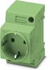 Enclosure outlet Phoenix Contact EO-CF/UT/GN Green (L x W) 60 mm x 45 mm