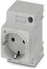 Enclosure outlet Phoenix Contact EO-CF/UT/LED Grey (L x W) 60 mm x 45 mm