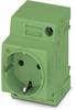 Enclosure outlet Phoenix Contact EO-CF/UT/LED/GN Green (L x W) 60 mm x 45 mm