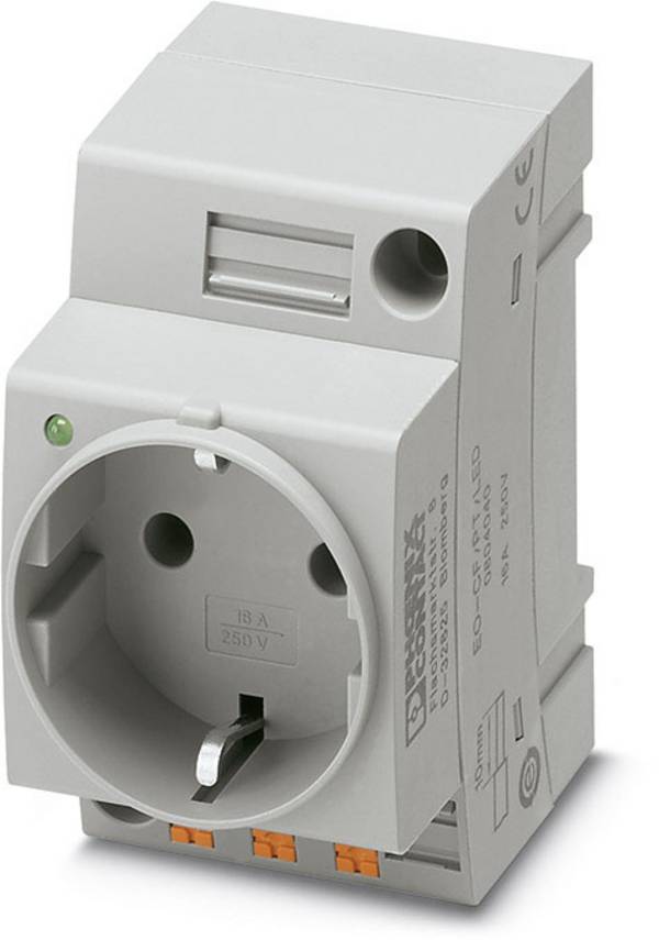 Enclosure outlet Phoenix Contact EO-CF/PT/LED  Grey     (L x W) 60 mm x 45 mm