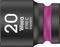Bit by Wera with the marking '20 Wera 8790 C Impaktor'. Black, robust design with pink accents.