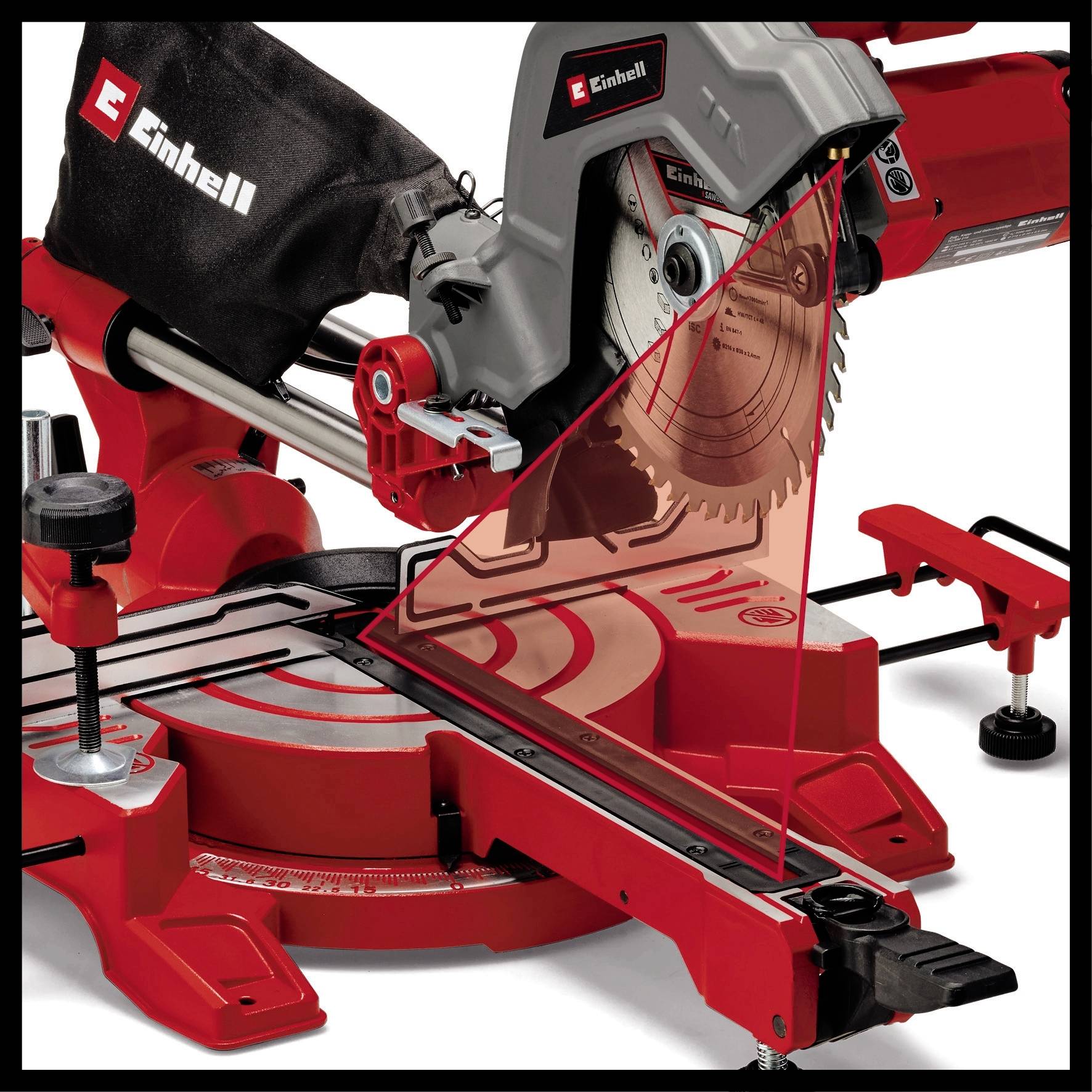Einhell TCSM 216 Chop and mitre saw