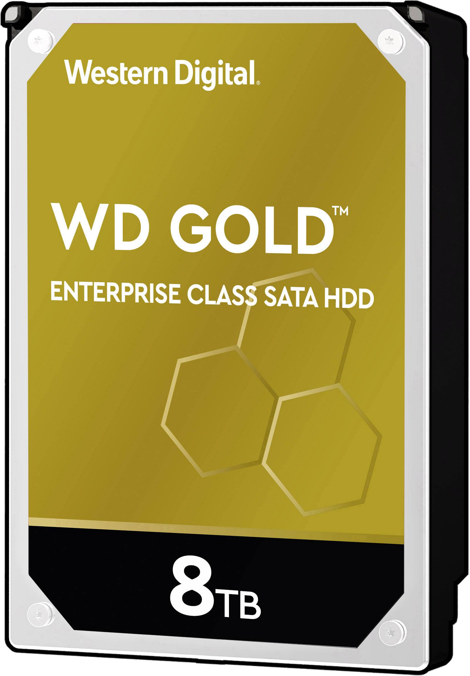 Western Digital Gold™ 8 TB 3.5 (8.9 cm) internal HDD SATA III WD8004FRYZ Bulk
