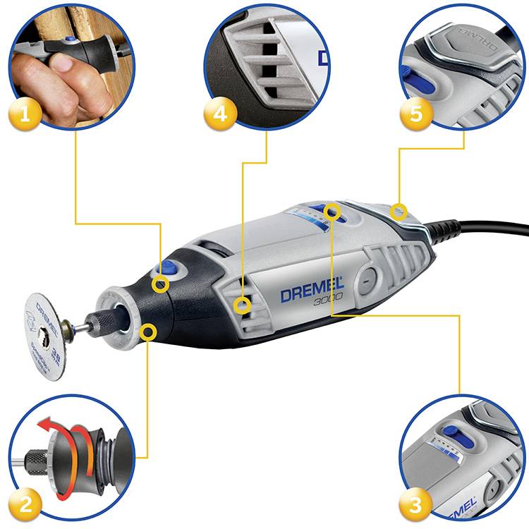 Dremel 3000-10 F0133000UM Multifunction tool 130 W-5
