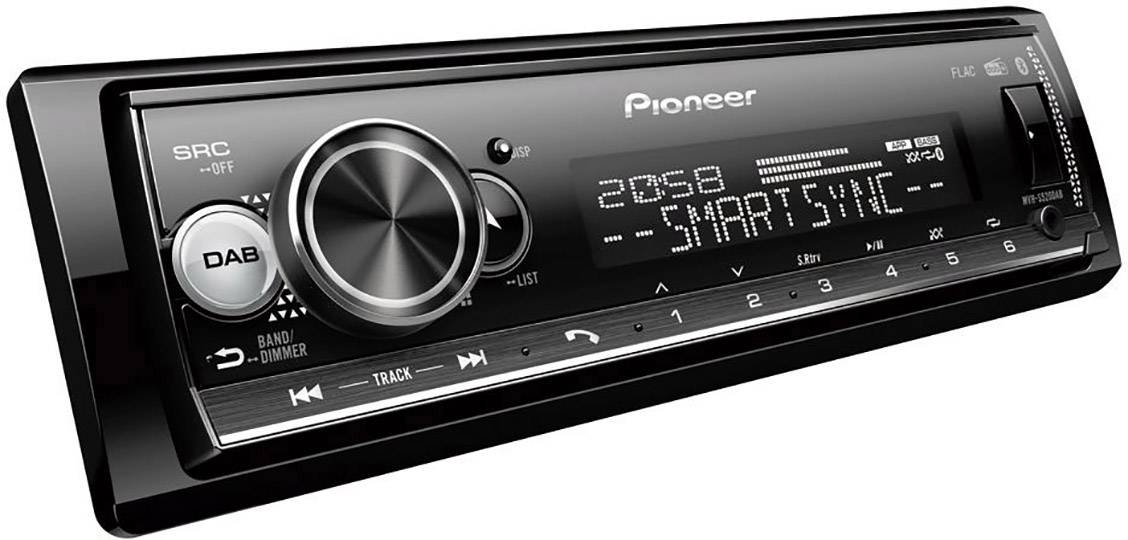 Pioneer MVH-S520DAB Car stereo DAB+ tuner, Bluetooth handsfree set, AppRadio Conrad.com