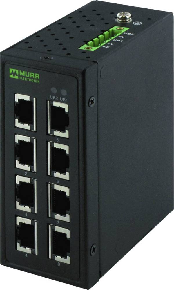 Murrelektronik 58152 TREE 8TX Metal Network RJ45 switch 8 ports 10 / 100 MBit/s