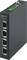 A black network switch from Murr Elektronik with four Ethernet ports and green LED indicators on top.