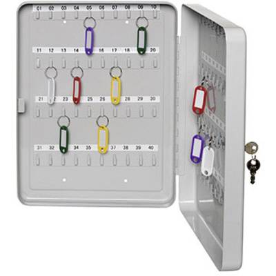 ALCO Key cabinet Schlüsselschrank 891 No. of hooks 30 Light grey