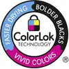 The image displays the ColorLok logo, surrounded by the words 'Faster Drying', 'Bolder Blacks' and 'Vivid Colours', which indicate print quality.