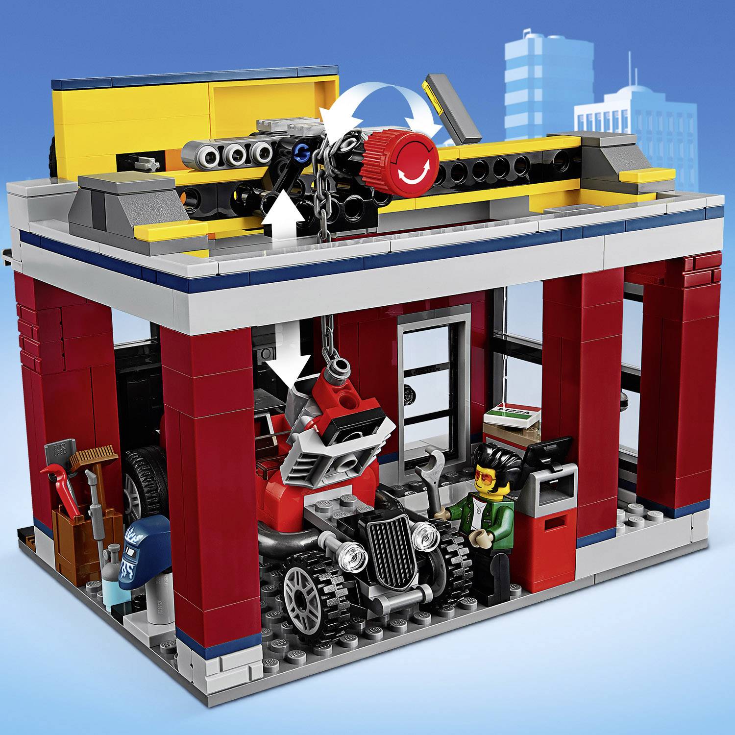 lego nitro garage