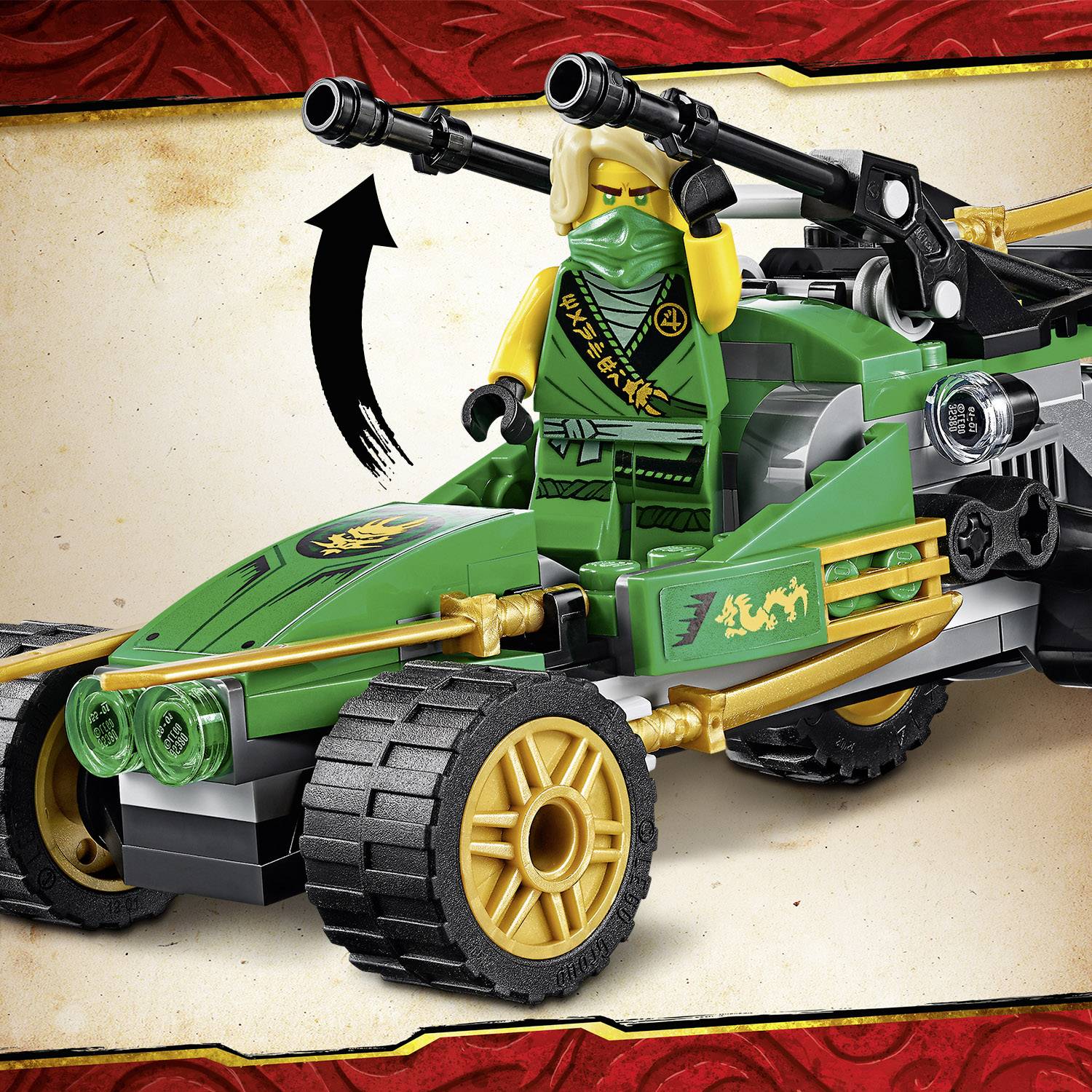 lego ninjago lloyd's jungle raider instructions