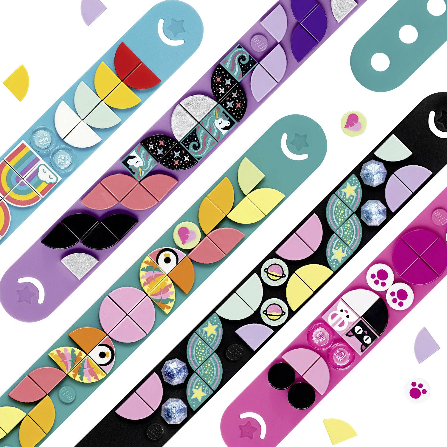 Sets-Dots LEGO ® 41912-Flamingo Bracelet 