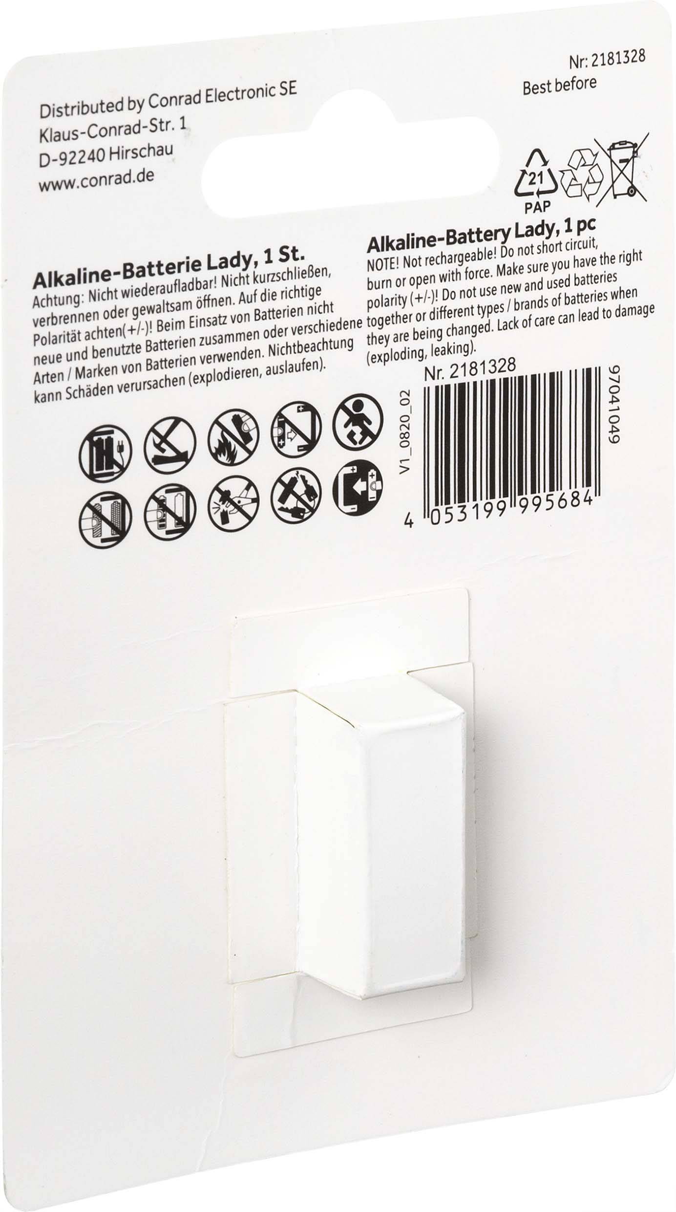 Conrad energy LR1 N battery Alkali-manganese 1.5 V 1 pc(s)-1
