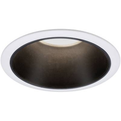 Ceiling light with white frame and inner reflector.