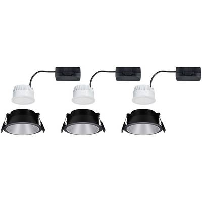 Three recessed round lights in two colours: two black, one white. Each light comes with a transformer and cable. Ideal for ceiling installations.