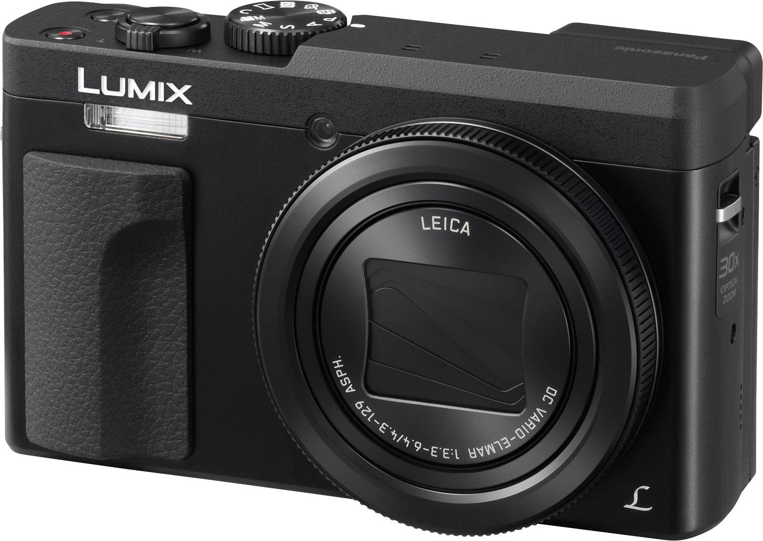 Panasonic DC-TZ91EG-K Digital camera 20 MP Optical zoom: 30 x Black 4k  video, EVF, Flip screen, Wi-Fi