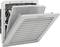 A white ventilation filter with an open grille, revealing the filter foam behind it, used for device ventilation.