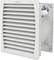A white ventilation cover with horizontal louvres. Wires are visible on the back, indicating an electrical connection.