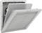 A rectangular ventilation unit with an open grille, revealing a removable filter insert that is easily accessible for maintenance.