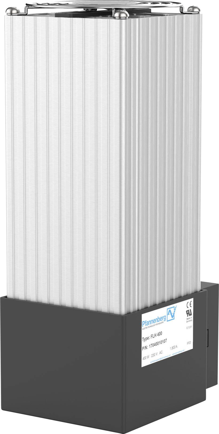 A rectangular, silver-coloured device with a black base and a label displaying technical specifications on the front.