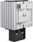 Heat sink with mountable element, vertical fin structure in silver. Supports cooling of electronic components.