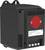 A black and red enclosure fan by Pfannenberg with CE marking; power: 400 W, voltage: 230 V, 50/60 Hz.