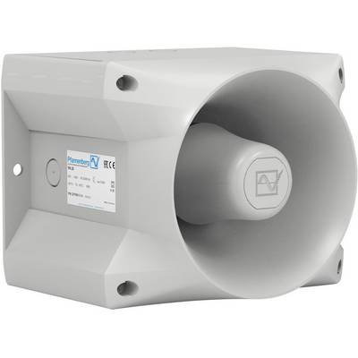 A grey speaker mounted on a wall, marked with the Pfannenberg PA 15 logo and text, suitable for loud environments.