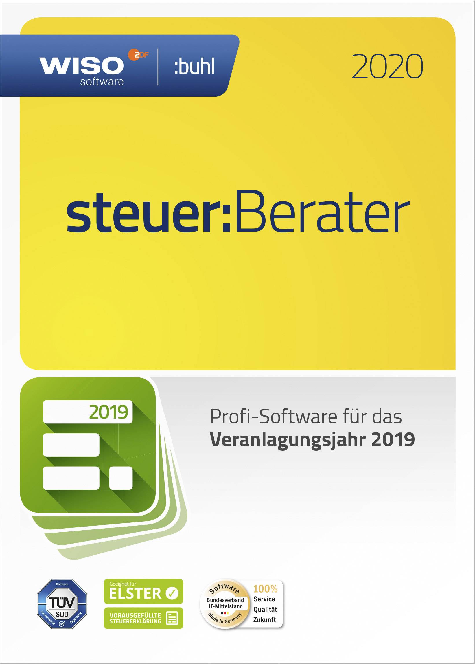 WISO steuer:Berater 2020 – Handel Full version, 1 license Windows Control