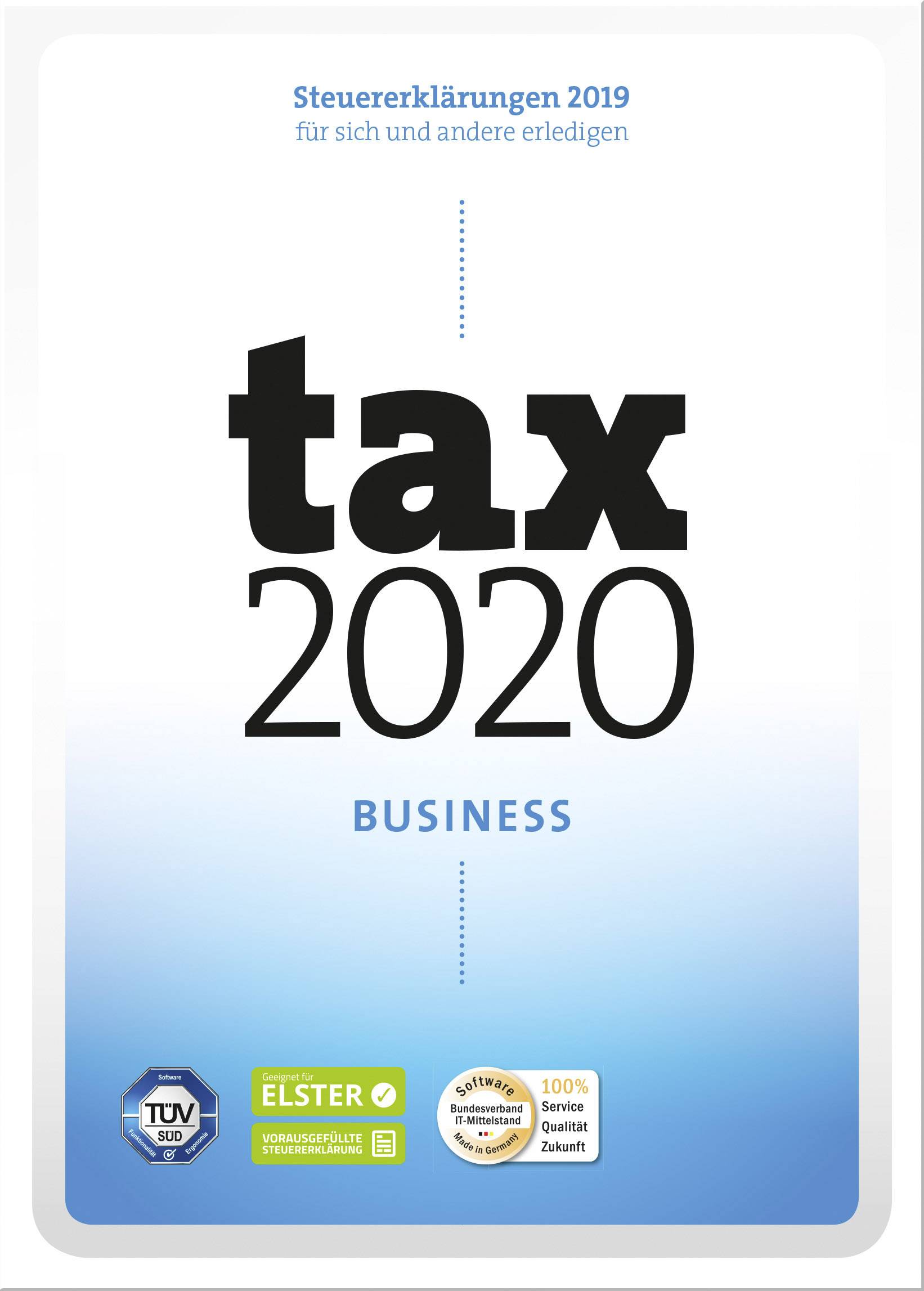 WISO tax 2020 Business - Handel Full version, 1 license Windows Control