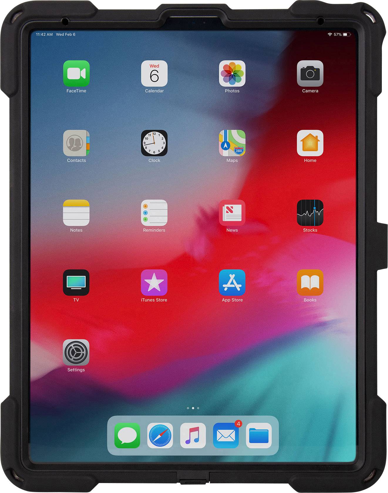 The Joyfactory aXtion™ OutdoorCase Compatible with Apple series: iPad Pro 12.9 (3rd Gen) Black