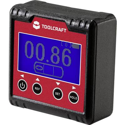 TOOLCRAFT 2182452 Magnets Digital protractor with LCD IP42 1 pc(s)  Angle setting (max.): 360 °