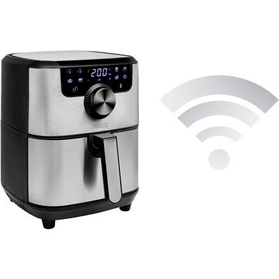 Princess 01.182037.01.001 Airfryer 1500 W App-controlled, Timer fuction Black, Silver