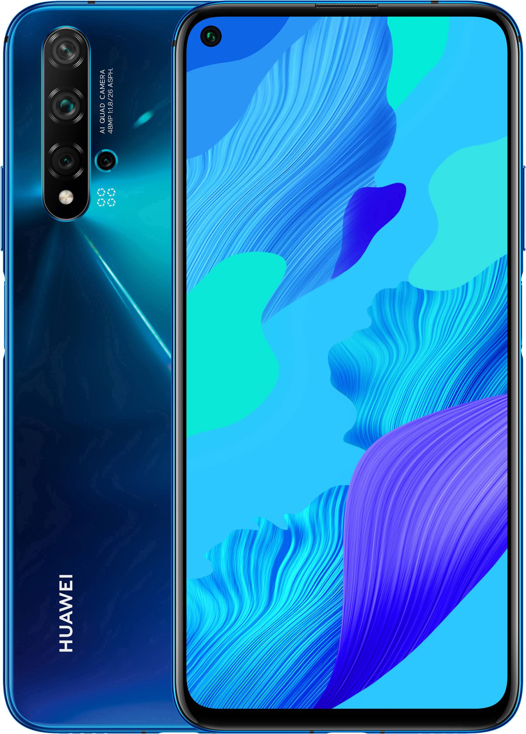 Blazen Kantine strelen HUAWEI Nova 5T Smartphone 128 GB 6.26 inch (15.9 cm) Dual SIM Android™ 9.1  Blue | Conrad.com