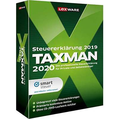 Lexware TAXMAN 2020 Full version, 1 licence Windows Control